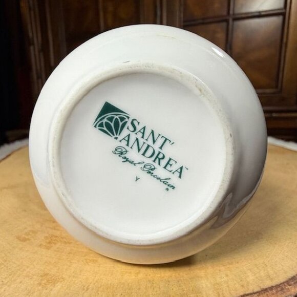 NWOT Vintage Sant' Andrea Royal Porcelain 4 oz Fine Porcelain Creamer - Picture 8 of 9